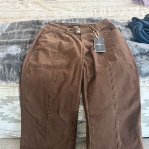 Flannels Women's Straight Leg Jeans - Rich Brown